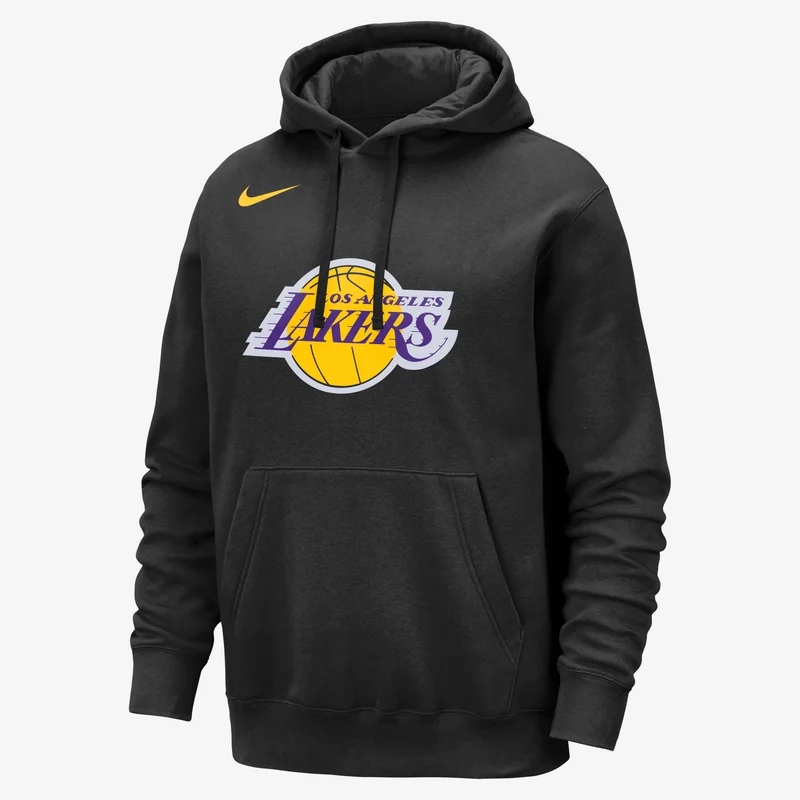 Nike Black Men's NBA Los Angeles Lakers Club Hoodie for Men | Best Price UAE